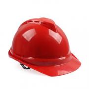 MSA 10146674 V-Gard 豪华型安全帽（红色，ABS，一指键，D）
